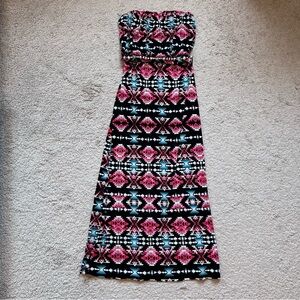 Bandeau maxi dress size XS